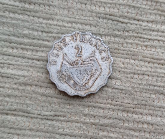 Werty71 Руанда 2 франка 1970 1 1