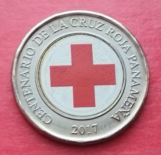 Панама 1 бальбоа, 2017. 100 лет Красному Кресту