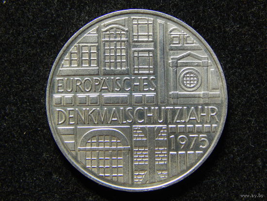 ФРГ 5 марок 1975г.Год сохранения Европейского культурного наследия.UNC