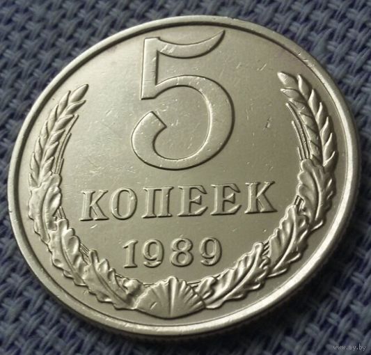 5 копеек 1989 года.