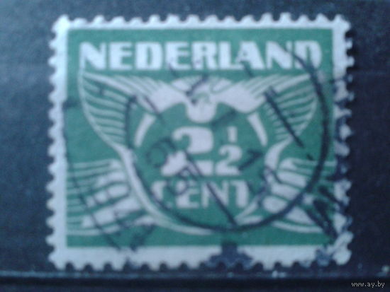 Нидерланды 1924 Стандарт, летящий голубь 2 1/2с