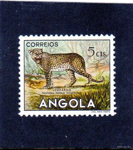 Ангола.Ми-368. Леопард (Panthera Pardus). Серия: животные.1953.