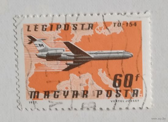 Венгрия.1977.самолет