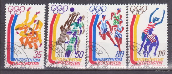 Спорт Олимпийские игры - Монреаль, Канада Лихтенштейн 1976 год Лот 51 около 30 % от каталога по курсу 3 р  ПОЛНАЯ СЕРИЯ