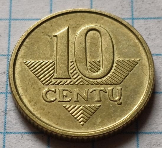 Литва 10 центов, 2007      ( 2-3-5 )