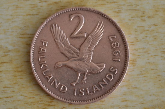 Фолклендские острова 2 пенса 1987