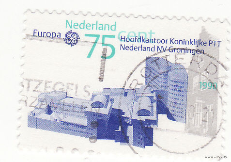 Европа (C. E. P. T.)  - Здания почтовых отделений 1990 год