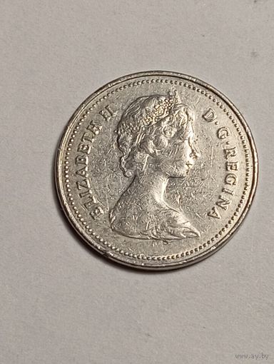 Канада 5 центов 1980 года .