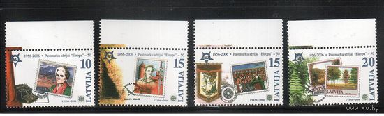 Латвия-2006 (Мих.652-655) , ** , Европа, Марки на марках