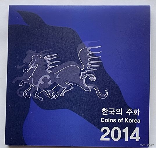Южная Корея набор монет 2014  BU