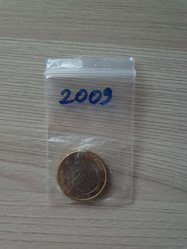 1 евро Сан Марино 2009 UNC