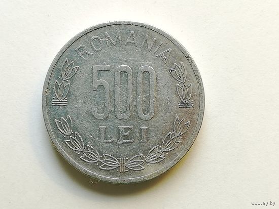 500 лей 2000 года. Монета А3-5-8
