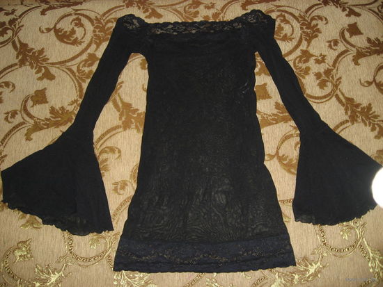 Сексуальное платье с кружевами размер 42-48