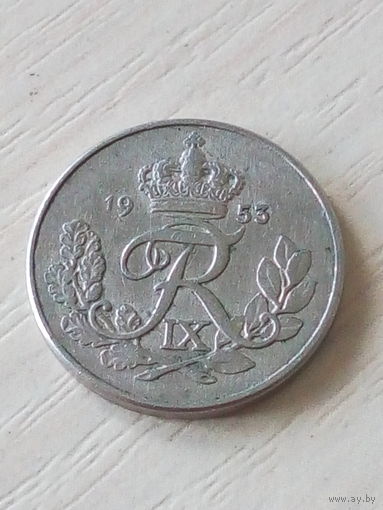 Дания 10 эре 1953г.