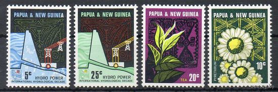 Флора (Чай) Папуа Новая Гвинея 1967 год чистая серия из 4-х марок (М)