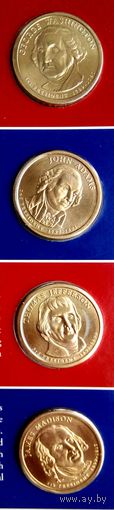 Набор монет США 2007г. Президенты.