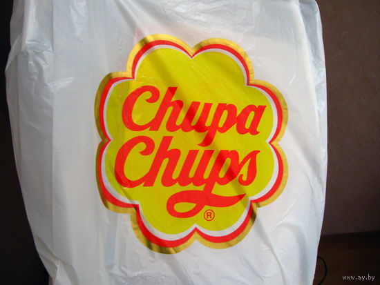 Оригинальный винтажный пластиковый пакет Chupa Chups Поизводство Испания середина 1990-х