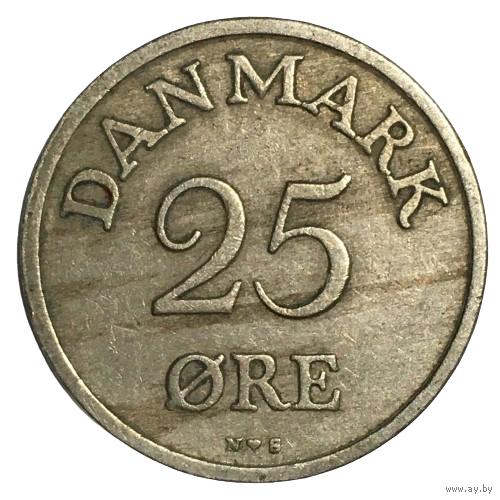 Дания 25 эре, 1951