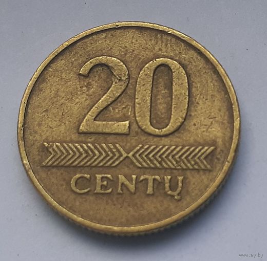 Литва 20 центов, 1997 (1-6-79)