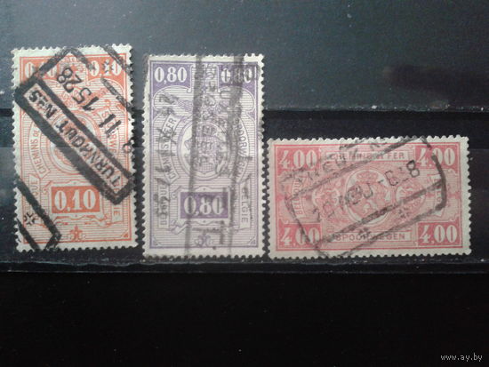 Бельгия 1923-4 Железнодорожные марки, герб