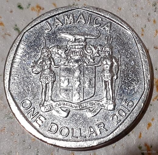 Ямайка 1 доллар, 2015 (9-2-12)