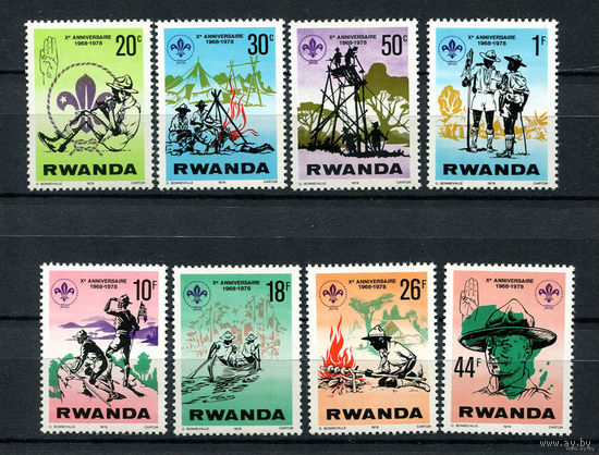 Руанда - 1978 - Скаутское движение в Руанде  MNH
