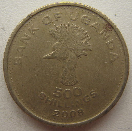 Уганда 500 шиллингов 2008 г.