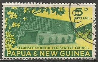 Папуа Новая Гвинея. Законодательное собрание. 1961г. Mi#27.