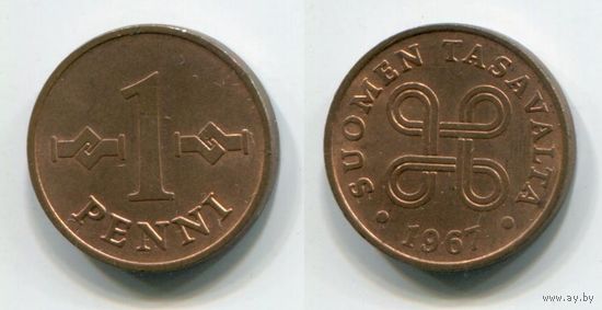 Финляндия. 1 пенни (1967, XF)