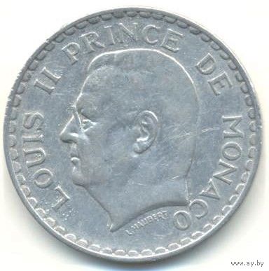 Монако. 5 франков 1945 г.