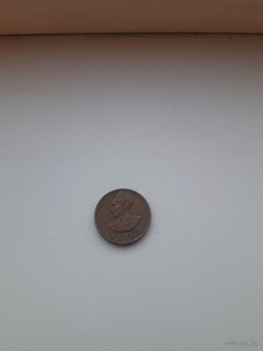 ЭФИОПИЯ 1 цент 1936 год