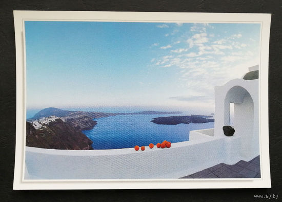 Греция. Виды городов. Чистая открытка #0040-V2P20