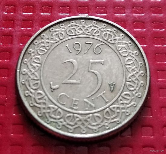 Суринам 25 центов 1976 г. #41316