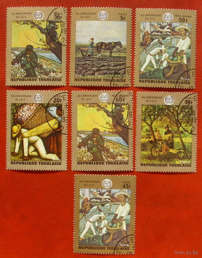 Того. Живопись. ( 7 марок ) 1970 года. 3-3.