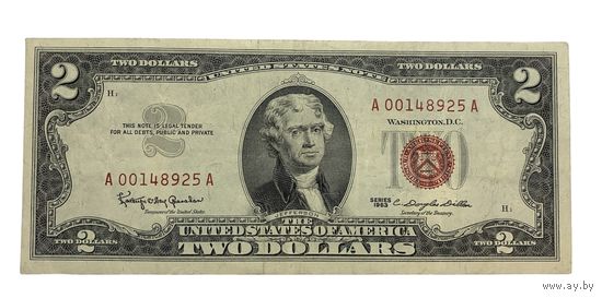 2 Доллара США 1963 год