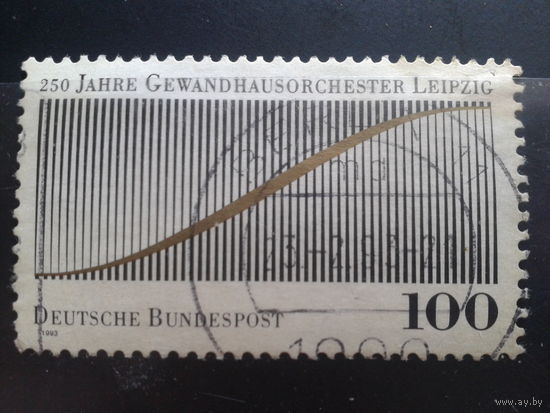 Германия 1993 стилизация, график Михель-0,7 евро гаш
