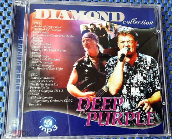 DEEP PURPLE " Diamond Collection "-1968-2003 24 альбома два MP3 CD