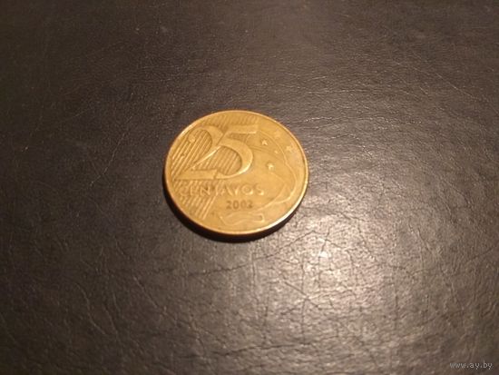 25 центавос 2002 года Бразилии  33