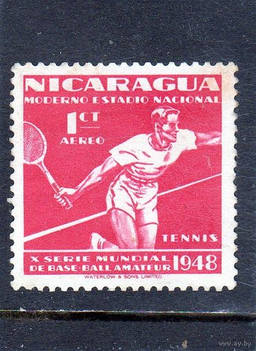 Никарагуа.Ми-999.Большой теннис Серия: 10-я Мировая серия любителей тенниса, 1948