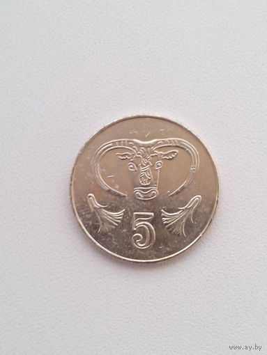 5 центов 2004 год. Кипр.