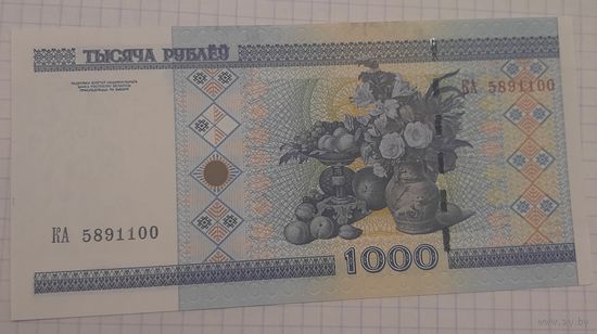 1000 рублей серия КА