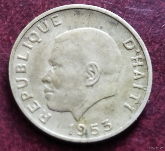Гаити 5 сантимов, 1953
