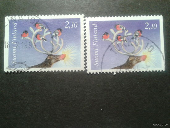 Финляндия 1994 Рождество марки из буклета