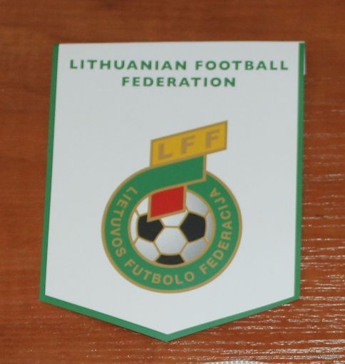 Вымпел  Федерация футбола Литвы (картонный)
