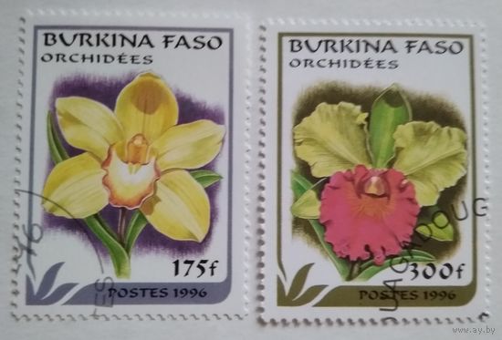 Буркина-Фасо. 1996. Орхидеи
