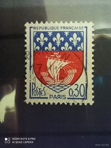 Франция 1965, герб парижа