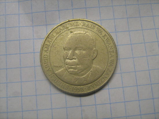 Танзания 200 шиллингов 1998г. Занзибар km34