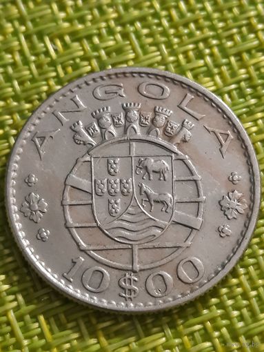 Ангола Португальская 10 эскудо 1969г ..