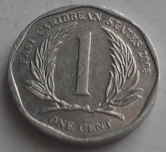 Восточные Карибы 1 цент, 2008 (4-12-44)