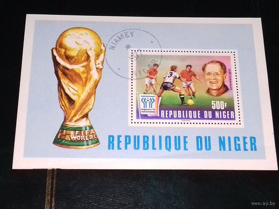 Нигер 1977 Спорт Футбол Блок
